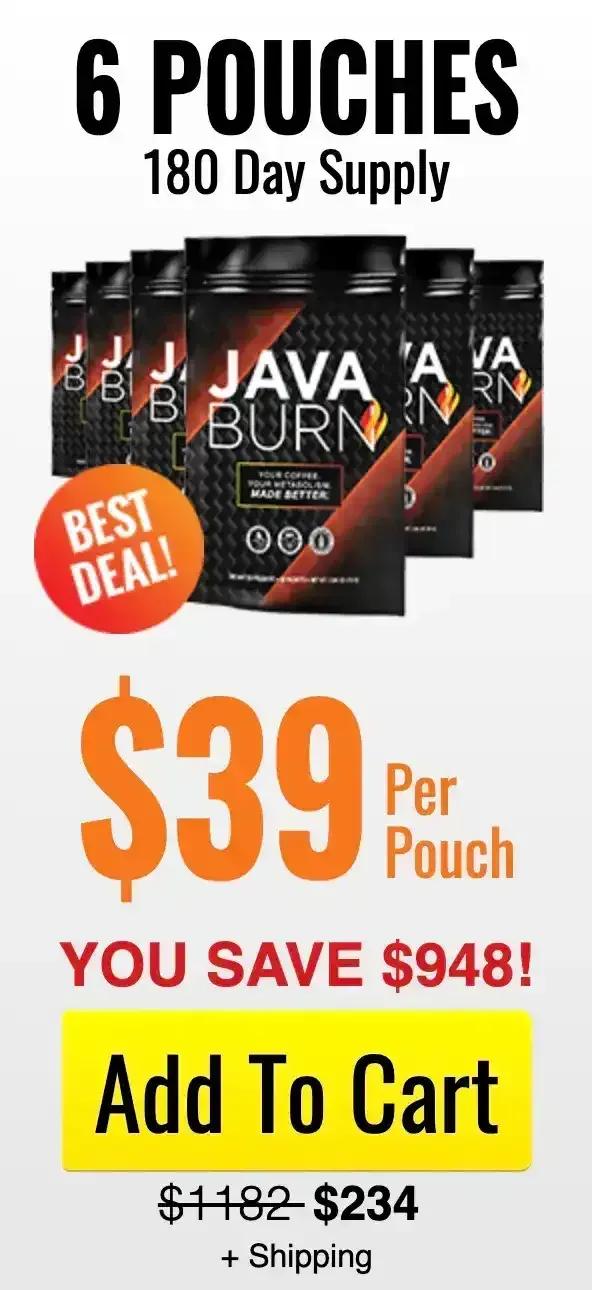 Java Burn 6 bottle